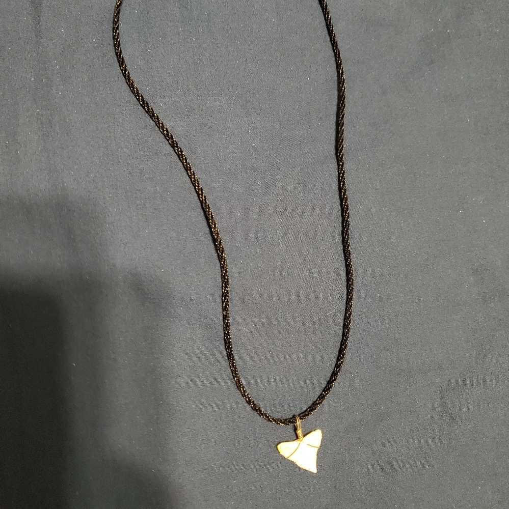 Shark tooth necklace
